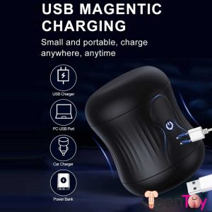 Transparent Cyber Stroke Vibrating Masturbator MS-002