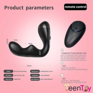 King Vibrating Prostate Massager With Remote PM-008