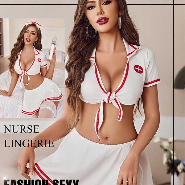 Roleplay Nurse Costume Lingerie Set SL-007