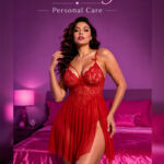 Softwrap Sheer Lace Babydoll Dress