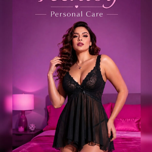 Black Baby Doll Dresses With Panty